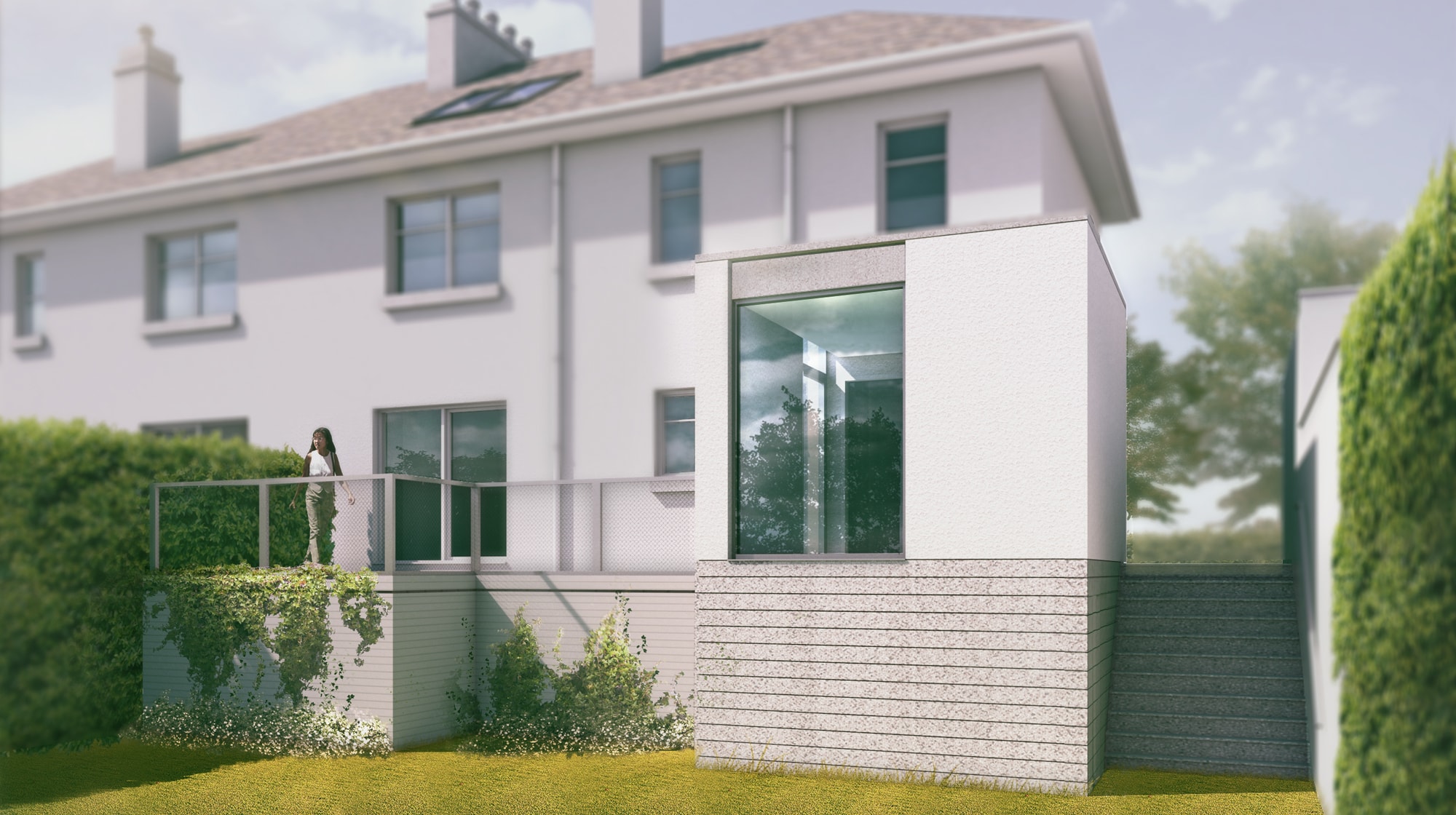 Planning Permission for cubic house extension, 