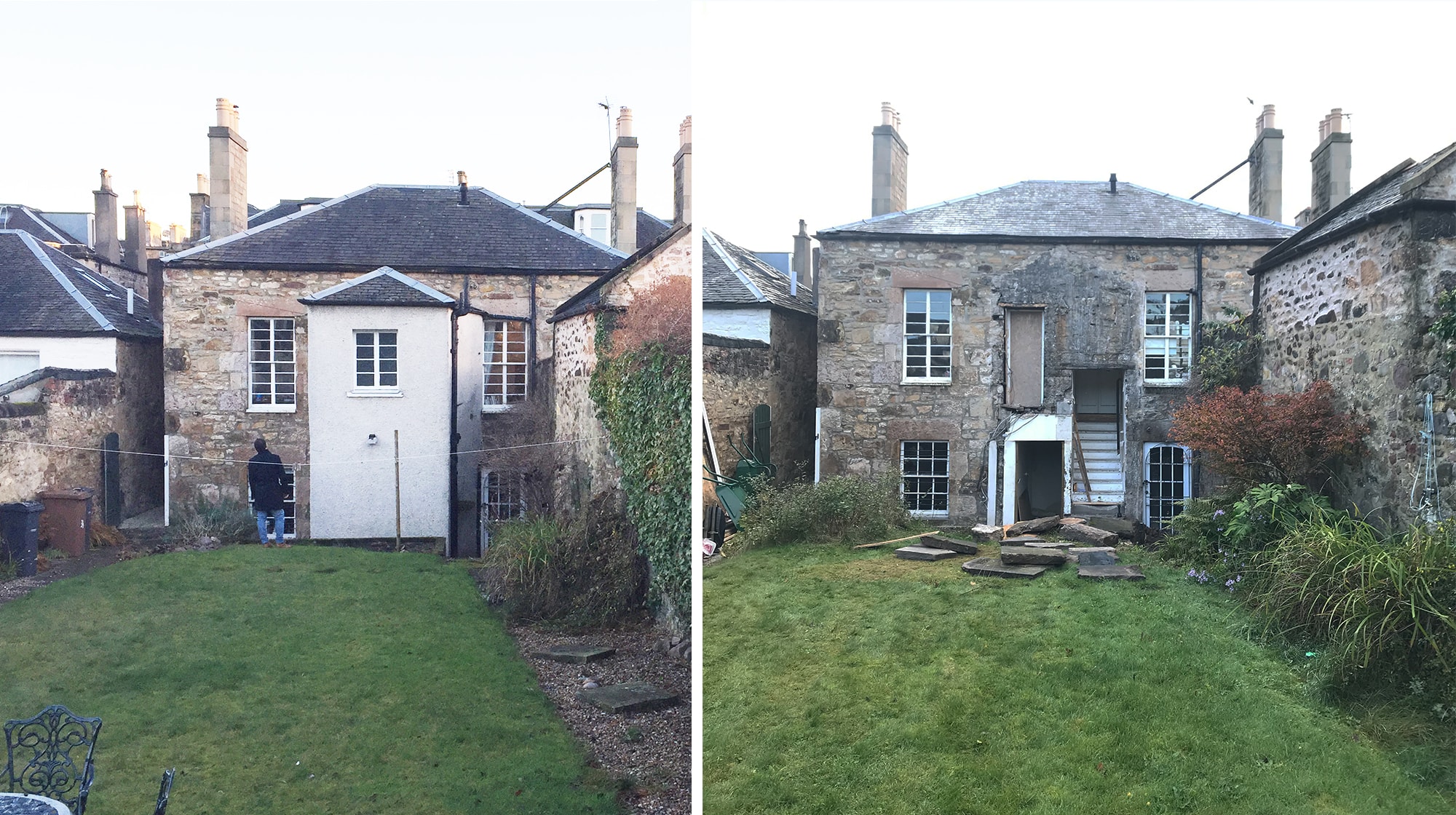Listed Portobello house, progress on site{categories}, {category_name}{/categories}